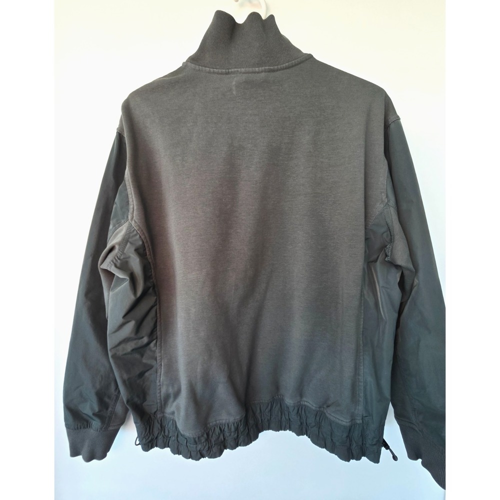 Athleta Womens Half‎ Zip Sweatshirt Green Hybrid Triumph Cinch Waist Pullover S - Picture 7 of 16
